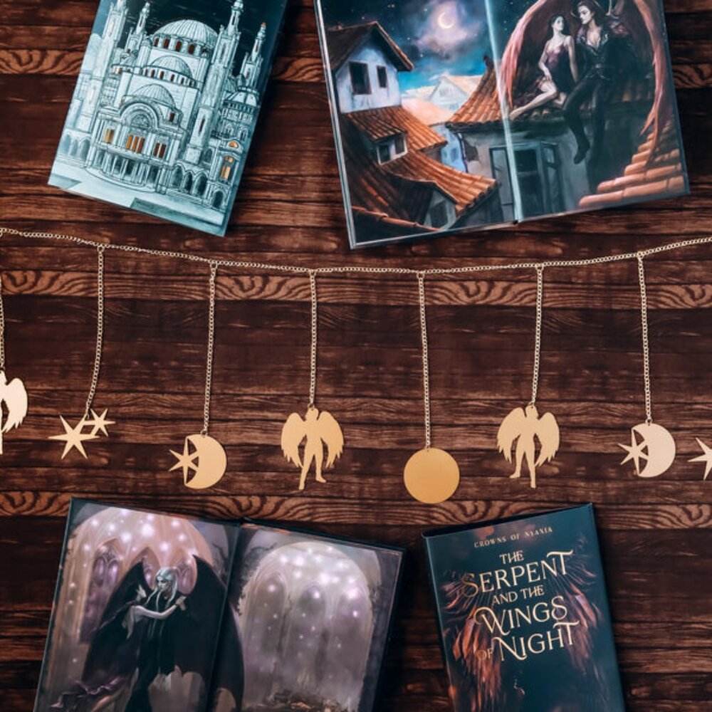 Serpent and the wings of night garland